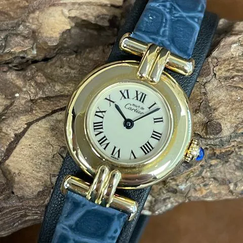 Cartier Vermeil 590002 24mm Yellow gold White