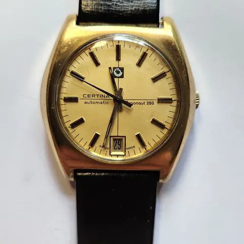 Certina 37mm Yellow gold and stainless steel Gold
