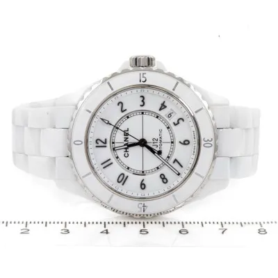 Chanel J12 H5700 38mm White ceramic White 5