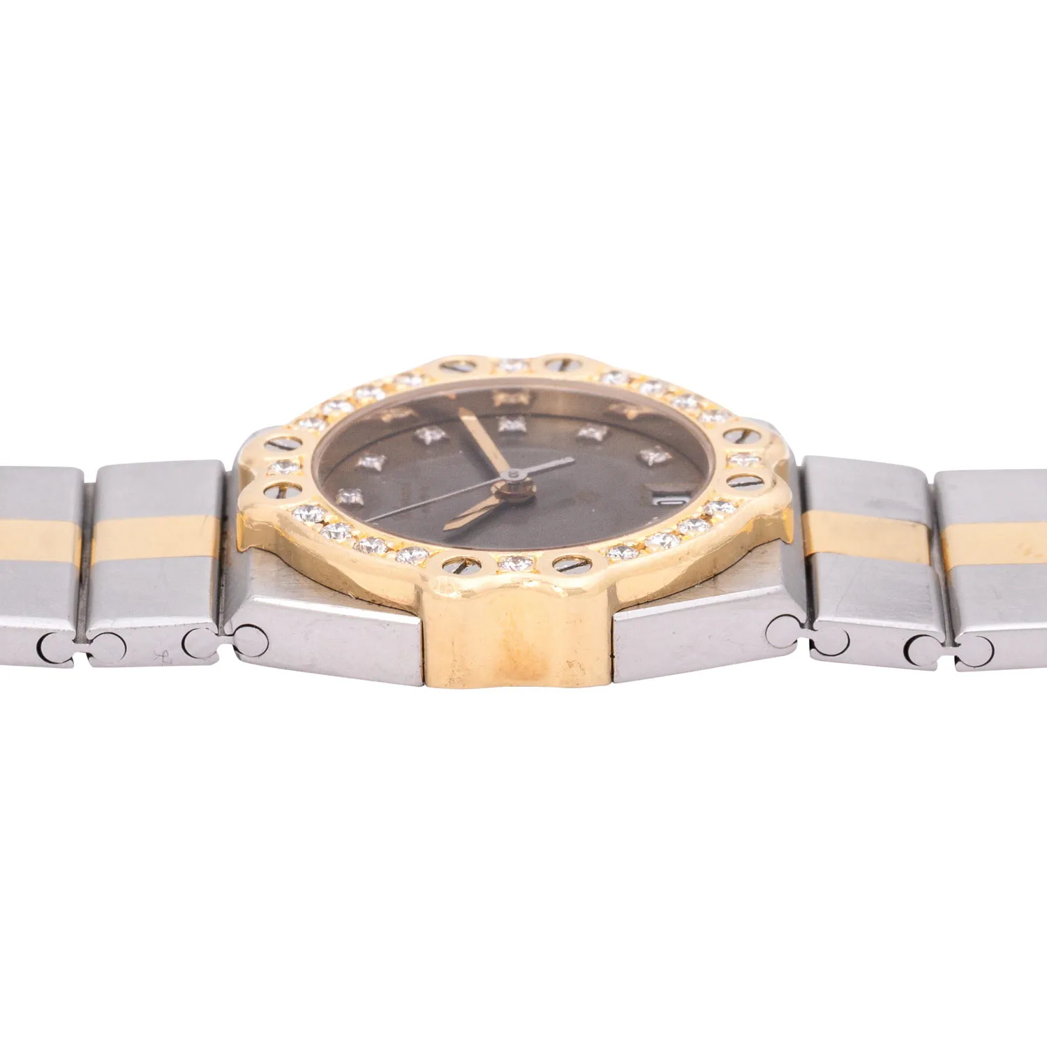 Chopard St. Moritz 8024 24mm Yellow gold, stainless steel and diamond-set 3