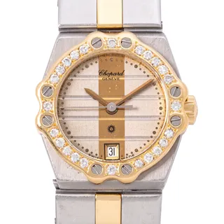 Chopard St. Moritz 8024 Yellow gold and Stainless steel and Diamond