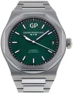 Girard-Perregaux Laureato 81010-11-3153-1CM Stainless steel Green