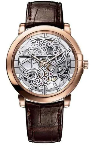 Harry Winston Midnight MIDAHM42RR001 42mm Rose gold Transparent