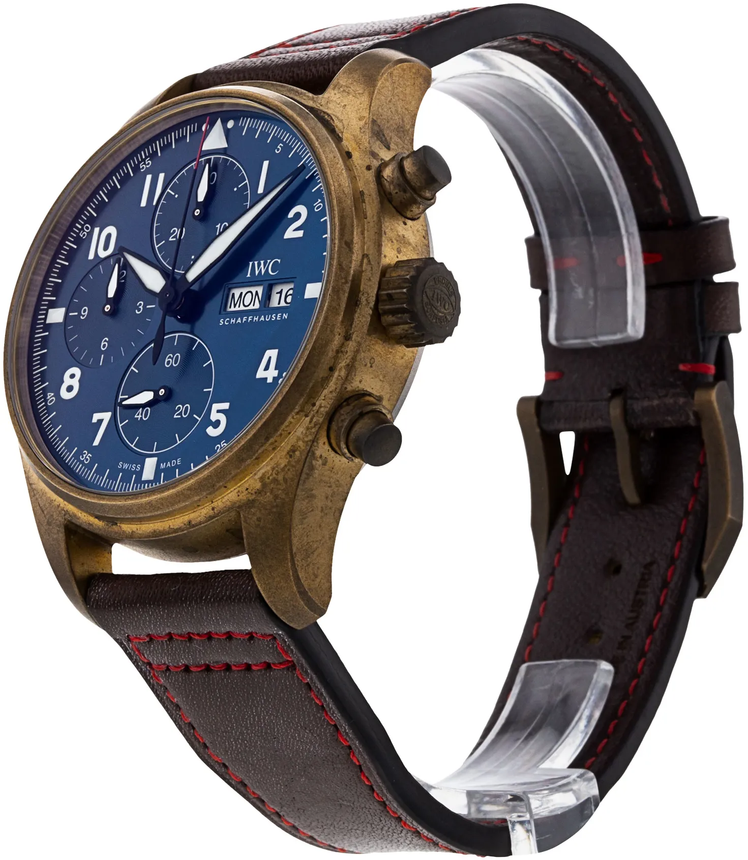 IWC Pilot IW387910 41mm Bronze Blue Arabic 2