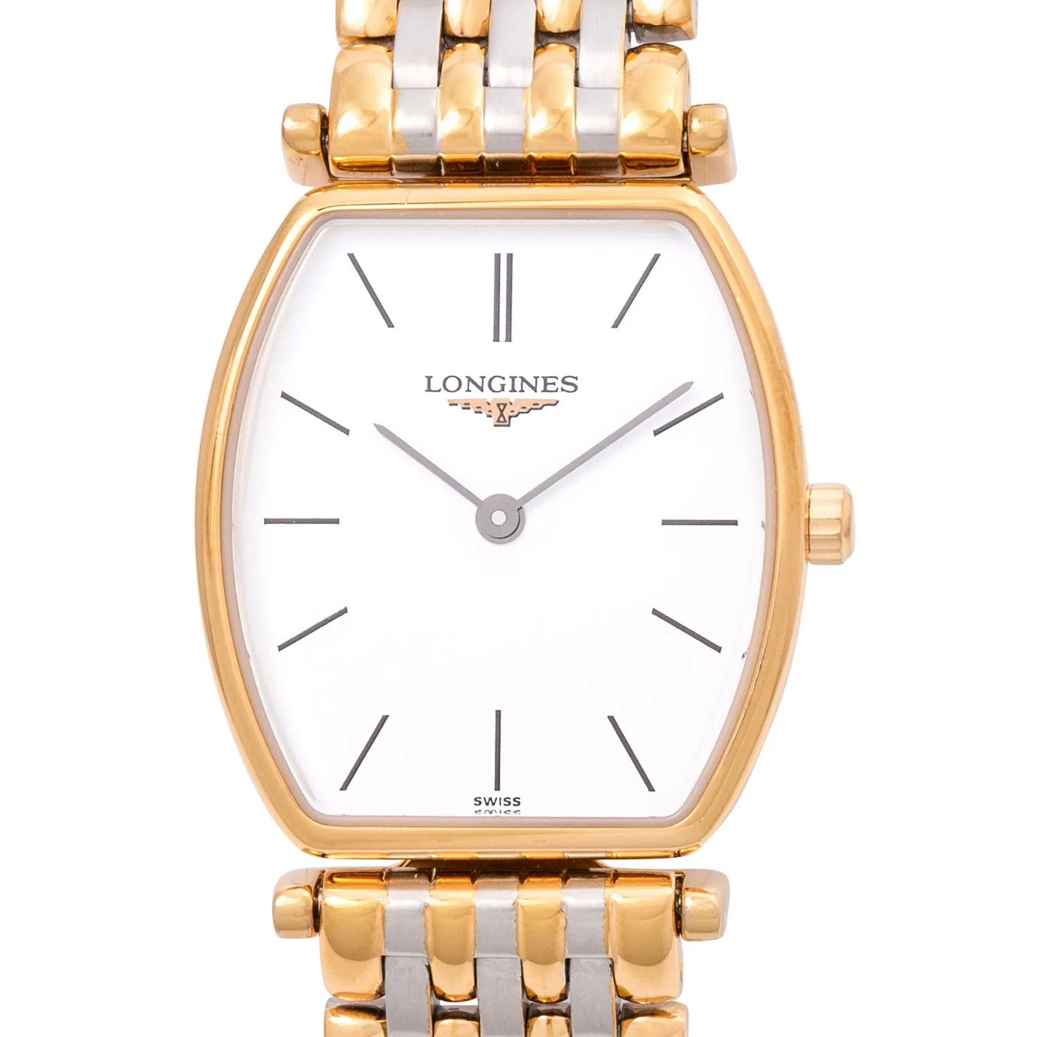 Longines La Grande Classique L4.205.2 22mm Stainless steel and gold-plated White