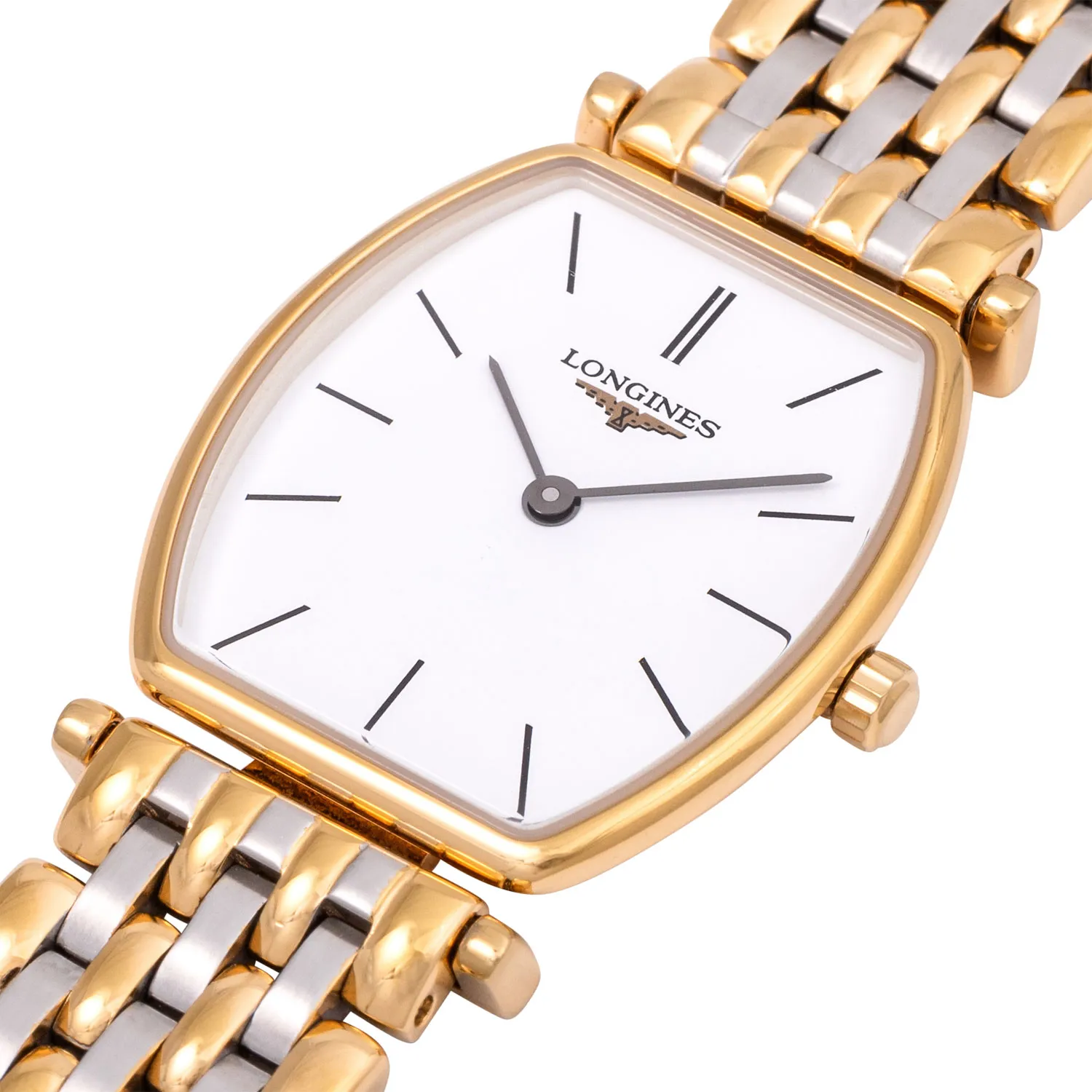 Longines La Grande Classique L4.205.2 22mm Stainless steel and gold-plated White 1