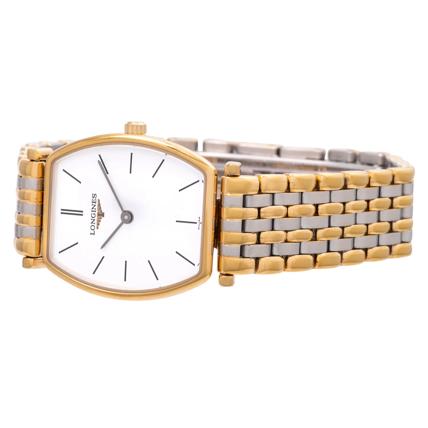 Longines La Grande Classique L4.205.2 22mm Stainless steel and gold-plated White 5