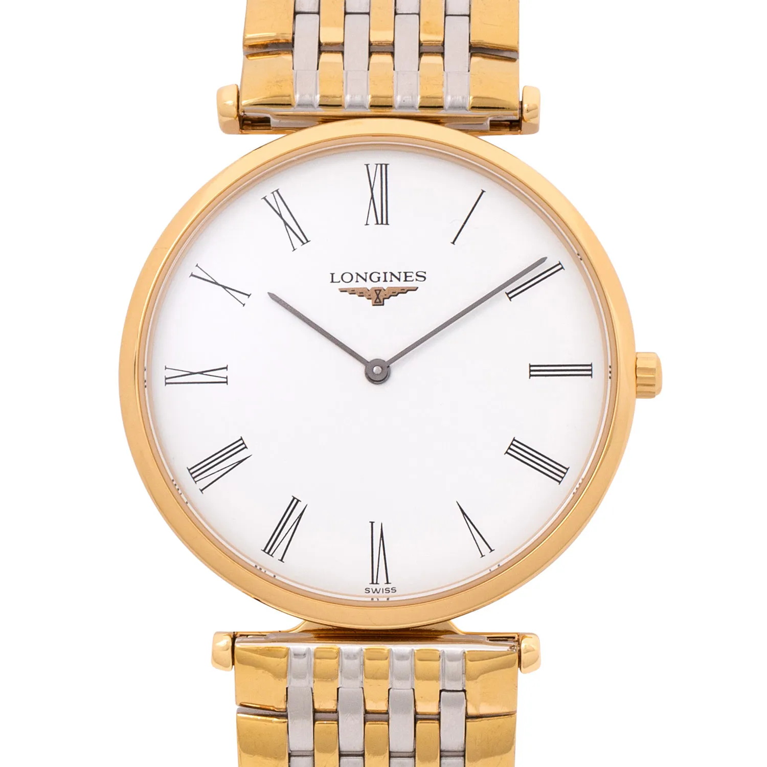 Longines La Grande Classique L4.709.2.11.7 33mm Stainless steel and gold-plated White