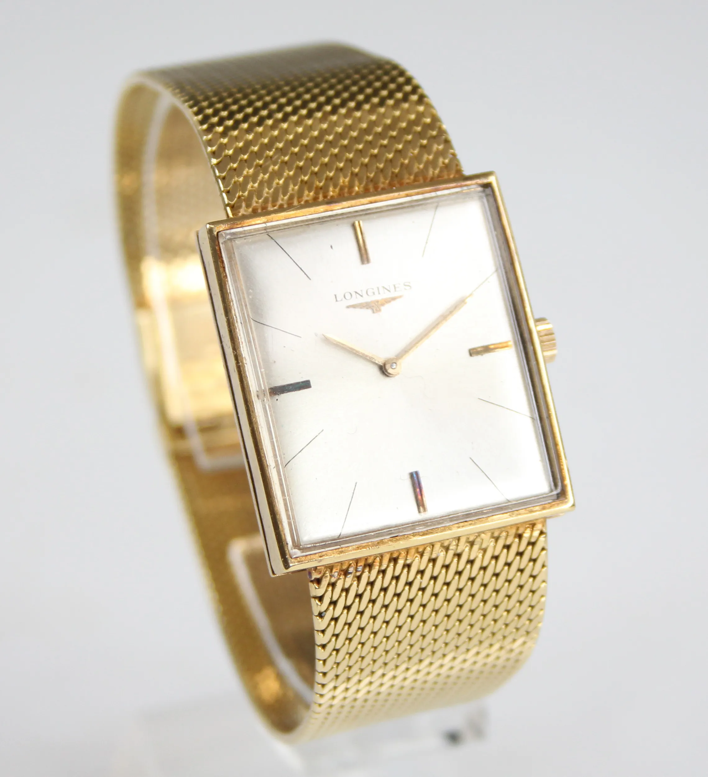 Longines 27mm Yellow gold Silver