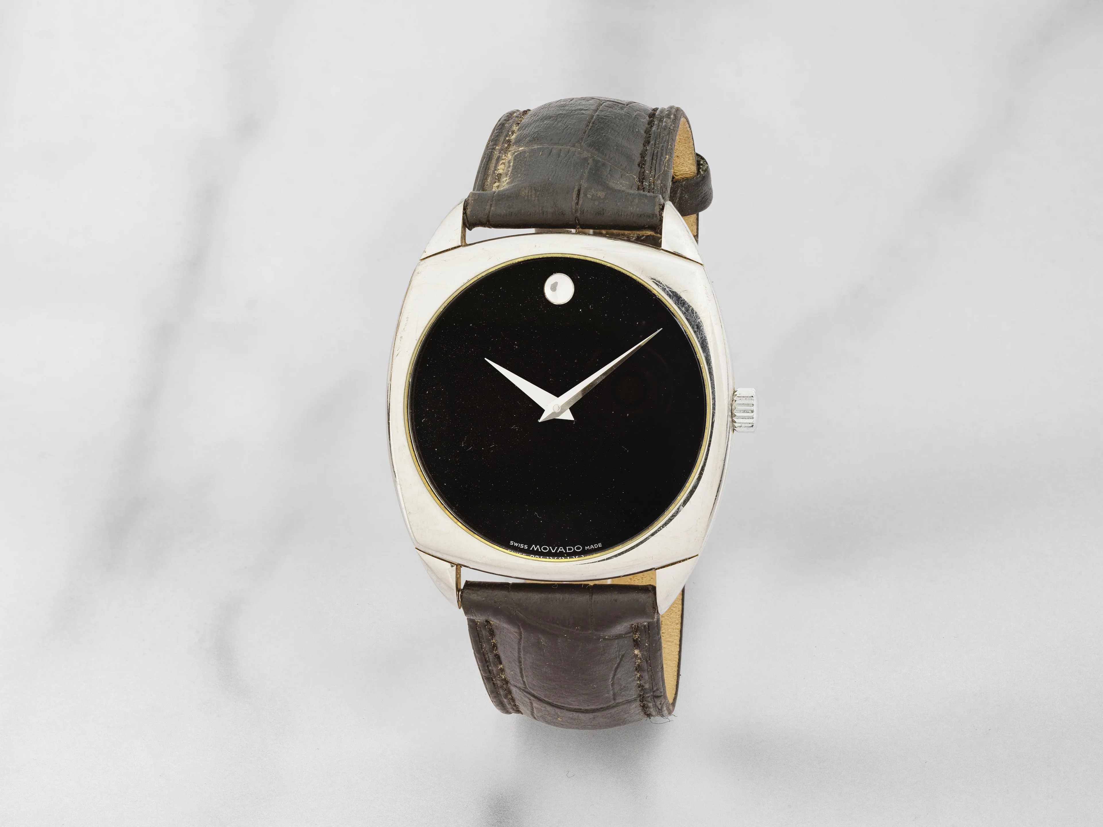 Movado Museum 84.F4.1392 40mm Stainless steel Black