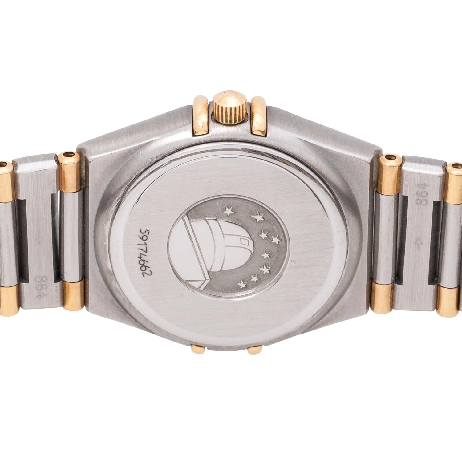 Omega Constellation 1372.3000 26mm Stainless steel and yellow gold White 1