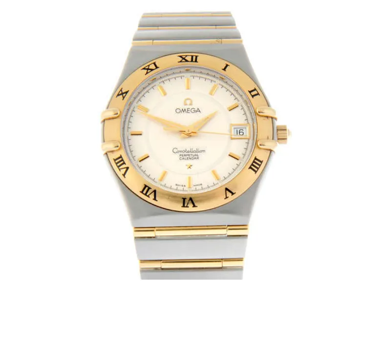 Omega Constellation 396.1202 36mm Yellow gold and stainless steel Silver