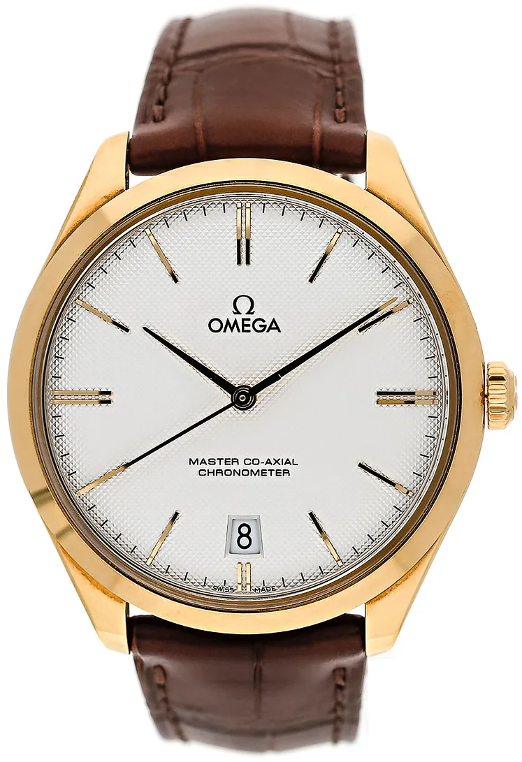 Omega De Ville 432.53.40.21.02.001 40mm Yellow gold Silver