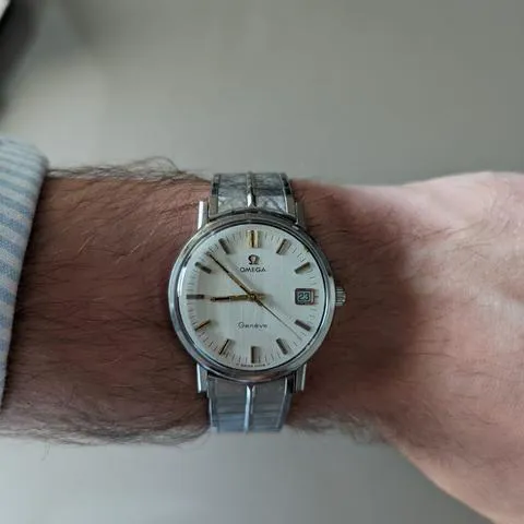 Omega Genève 131.019 34mm Stainless steel White 1