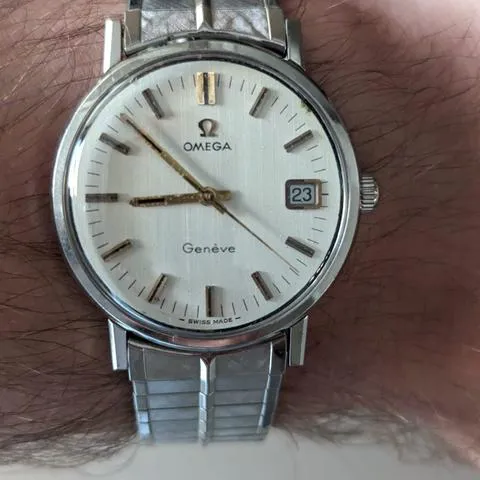 Omega Genève 131.019 34mm Stainless steel White 2