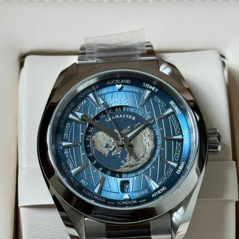 Omega Aqua Terra 150M 220.10.43.22.03.002 43mm Stainless steel Blue 1