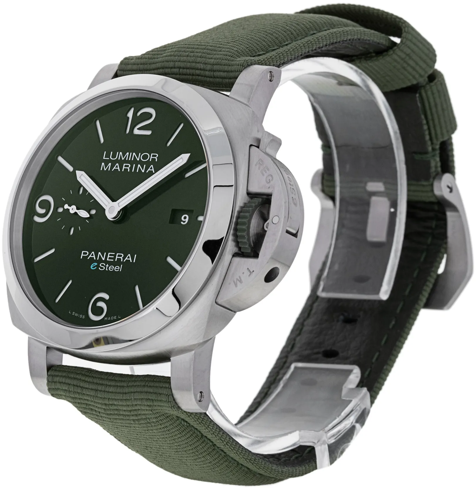 Panerai Luminor 1950 PAM01356 44mm Stainless steel Green 3