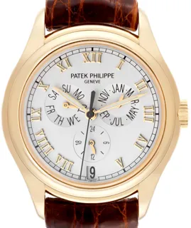 Patek Philippe Annual Calendar 5035J Yellow gold Silver