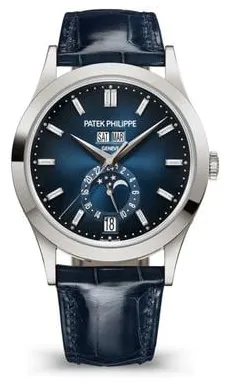 Patek Philippe Complications 5396G-017 38.5mm White gold Blue