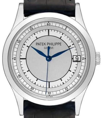 Patek Philippe Calatrava 5296G 38mm White gold Silver