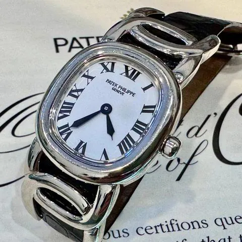 Patek Philippe Golden Ellipse 4830 25mm White gold White 1