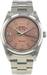 Rolex Air King 14000 Stainless steel Salmon