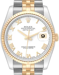 Rolex Datejust 36 116233 Stainless steel White