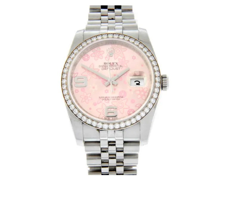 Rolex Datejust 36 116244 37mm Stainless steel Pink