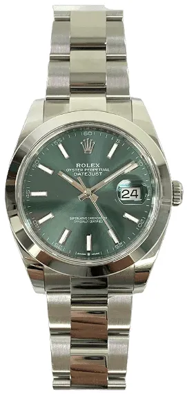 Rolex Datejust 126300-0019 41mm Oystersteel Green