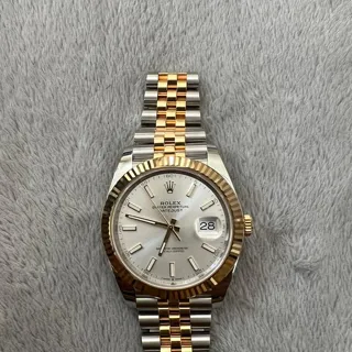 Rolex Datejust 41 Yellow gold and Stainless steel Silver