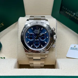 Rolex Cosmograph Daytona 116509-0071 40mm White gold Blue