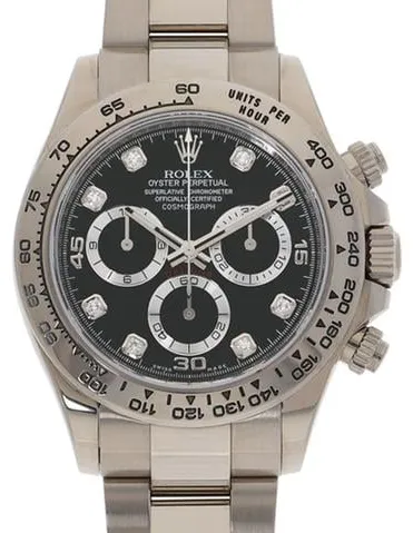 Rolex Daytona 116509G 40mm White gold Black