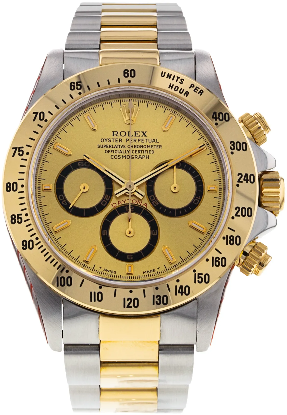 Rolex Daytona 16523 40mm Yellow gold and Stainless steel Champagne