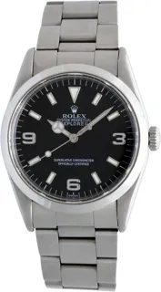 Rolex Explorer 14270 Stainless steel Black Quarter Arabic