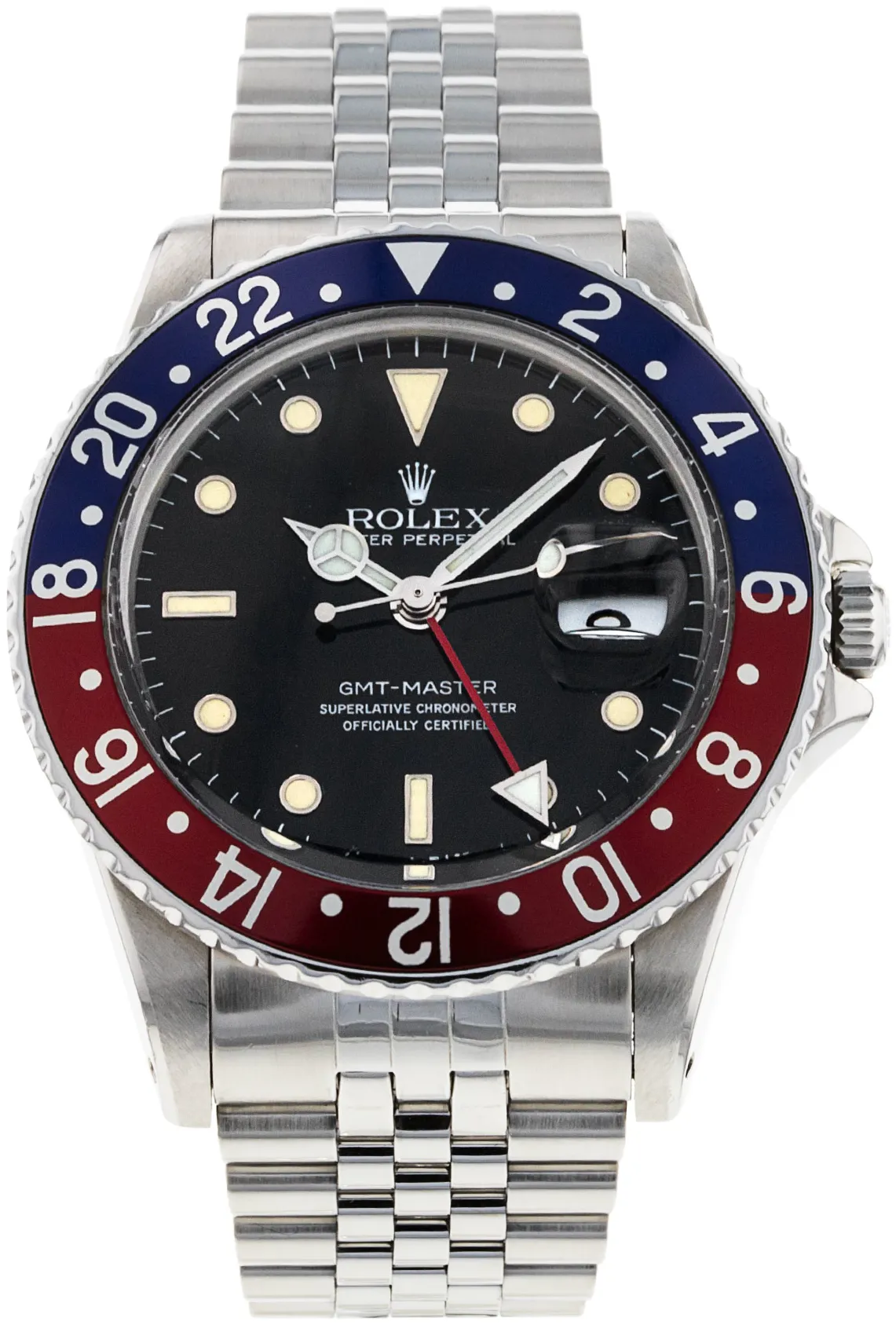 Rolex GMT-Master 16750 40mm Stainless steel Black