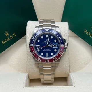 Rolex GMT-Master II 126719BLRO-0003 White gold Blue