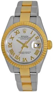 Rolex Lady-Datejust 179173 Yellow gold and Stainless steel White