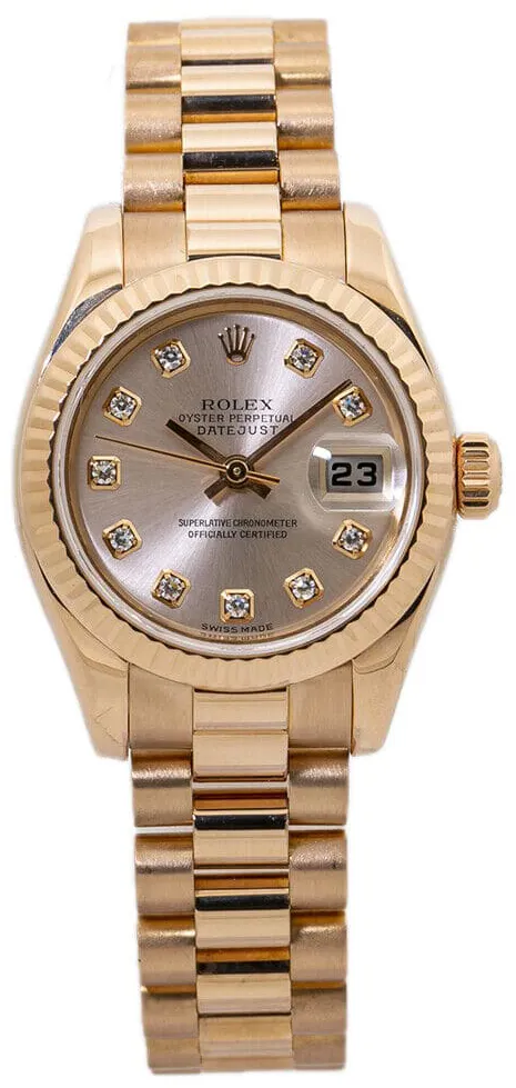 Rolex Lady-Datejust 179175 26mm Rose gold Rose