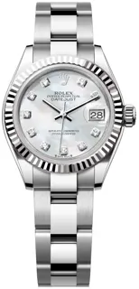 Rolex Lady-Datejust 279174-0010 White gold and Stainless steel Mother of Pearl set with diamonds