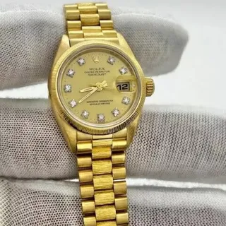 Rolex Lady-Datejust 69278 Yellow gold Champagne