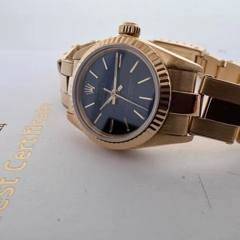 Rolex Oyster Perpetual 26 67198 26mm Yellow gold Black 15