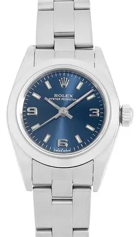 Rolex Oyster Perpetual 76080 23.5mm Stainless steel Blue