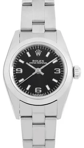 Rolex Oyster Perpetual 76080 23.5mm Stainless steel Black