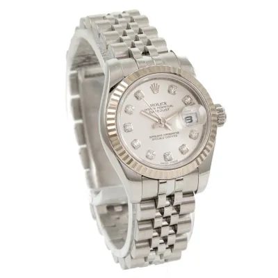 Rolex Lady-Datejust 179174G 26mm White gold and Stainless steel Silver 2