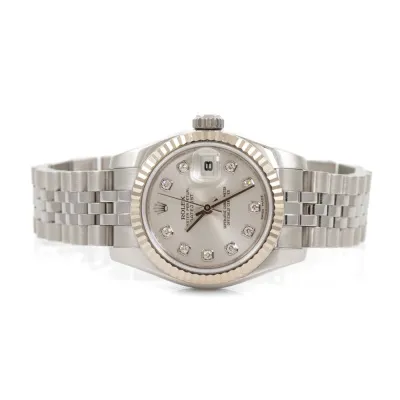 Rolex Lady-Datejust 179174G 26mm White gold and Stainless steel Silver 4