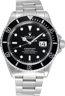 Rolex Submariner 16610 Stainless steel Black