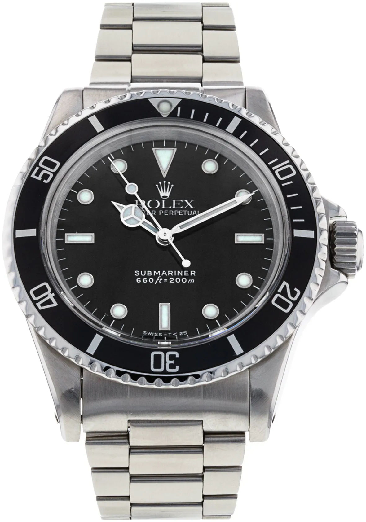 Rolex Submariner 5513 40mm Stainless steel Black