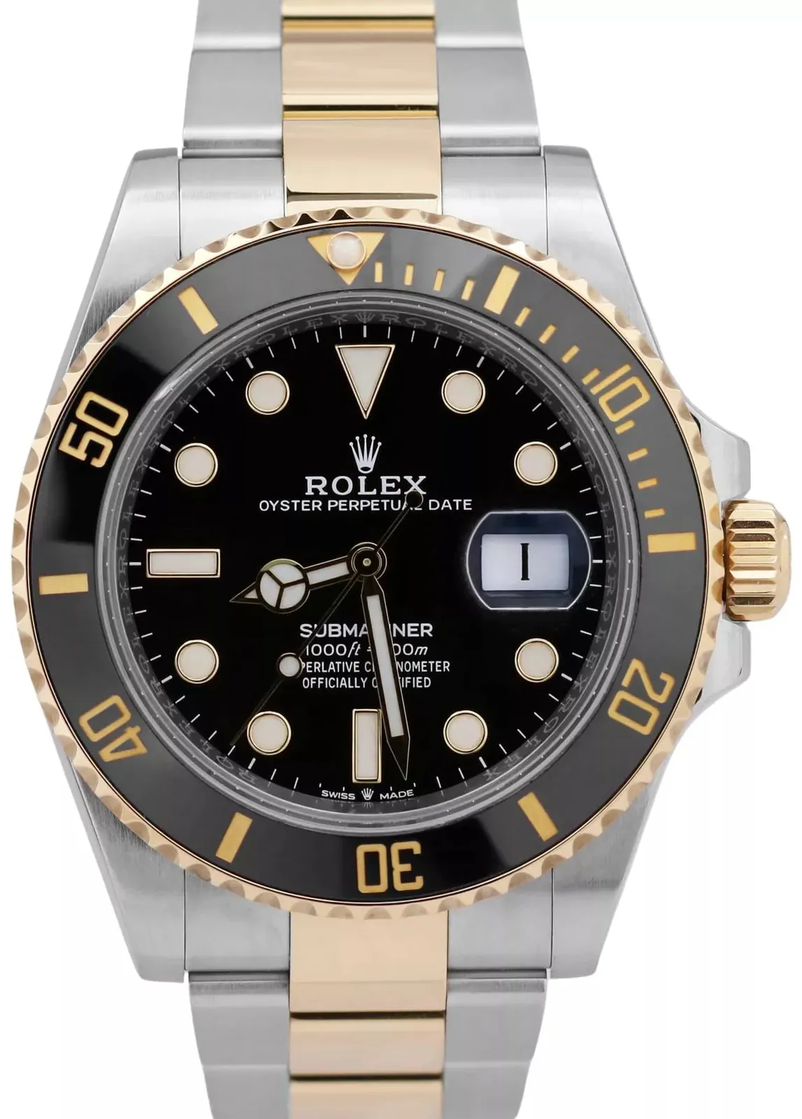 Rolex Submariner 126613LN-0002 41mm Yellow gold and Oystersteel Black