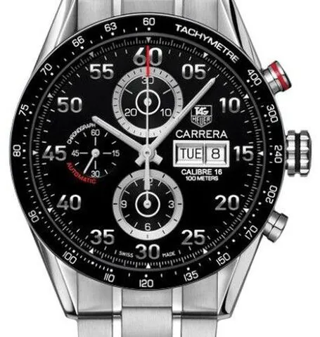 TAG Heuer Carrera CV2A10.BA0796 43mm Stainless steel Black 11