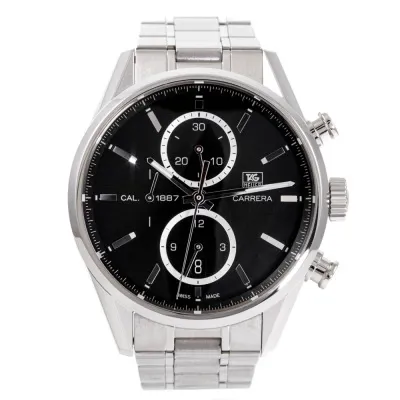 TAG Heuer Carrera car2110 41mm Stainless steel Black